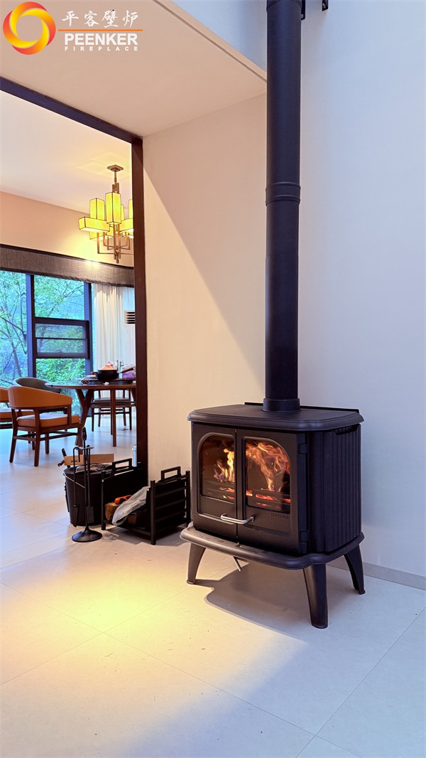 益陽自建別墅丹麥Morso 3640對流火爐安裝.jpg