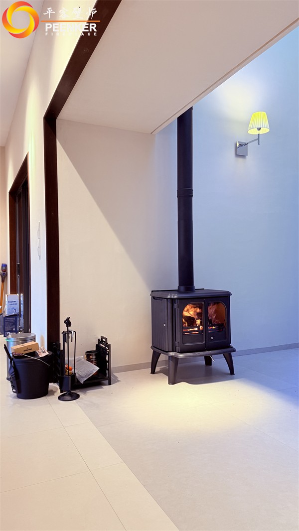 益陽自建別墅丹麥Morso 3640對流火爐安裝.jpg