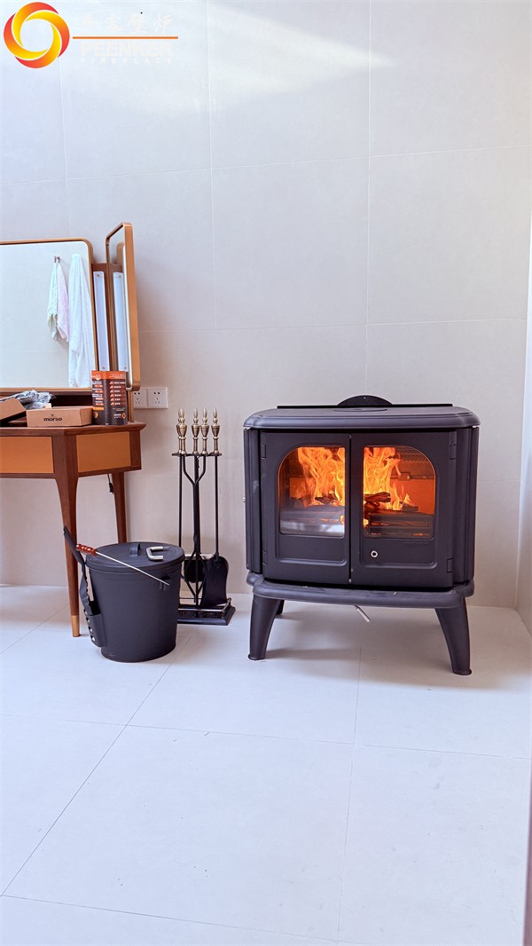 益陽自建房丹麥Morso 3640鑄鐵壁爐安裝.jpg